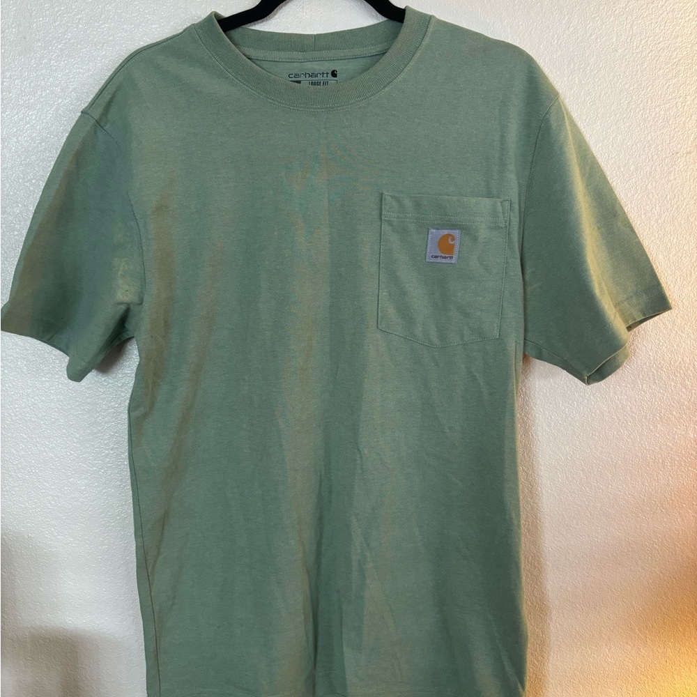 Carhartt Men's Green Pocket T-Shirt